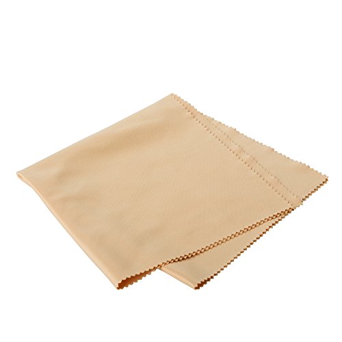 PhotoSEL Microfibra paño de Limpieza para Lentes de la cámara de la Tableta Protectores de LCD TV Vidrios - 30 x 30 cm / 11.8 x 11.8 Pulgadas Amarillas (Paquete de 5)