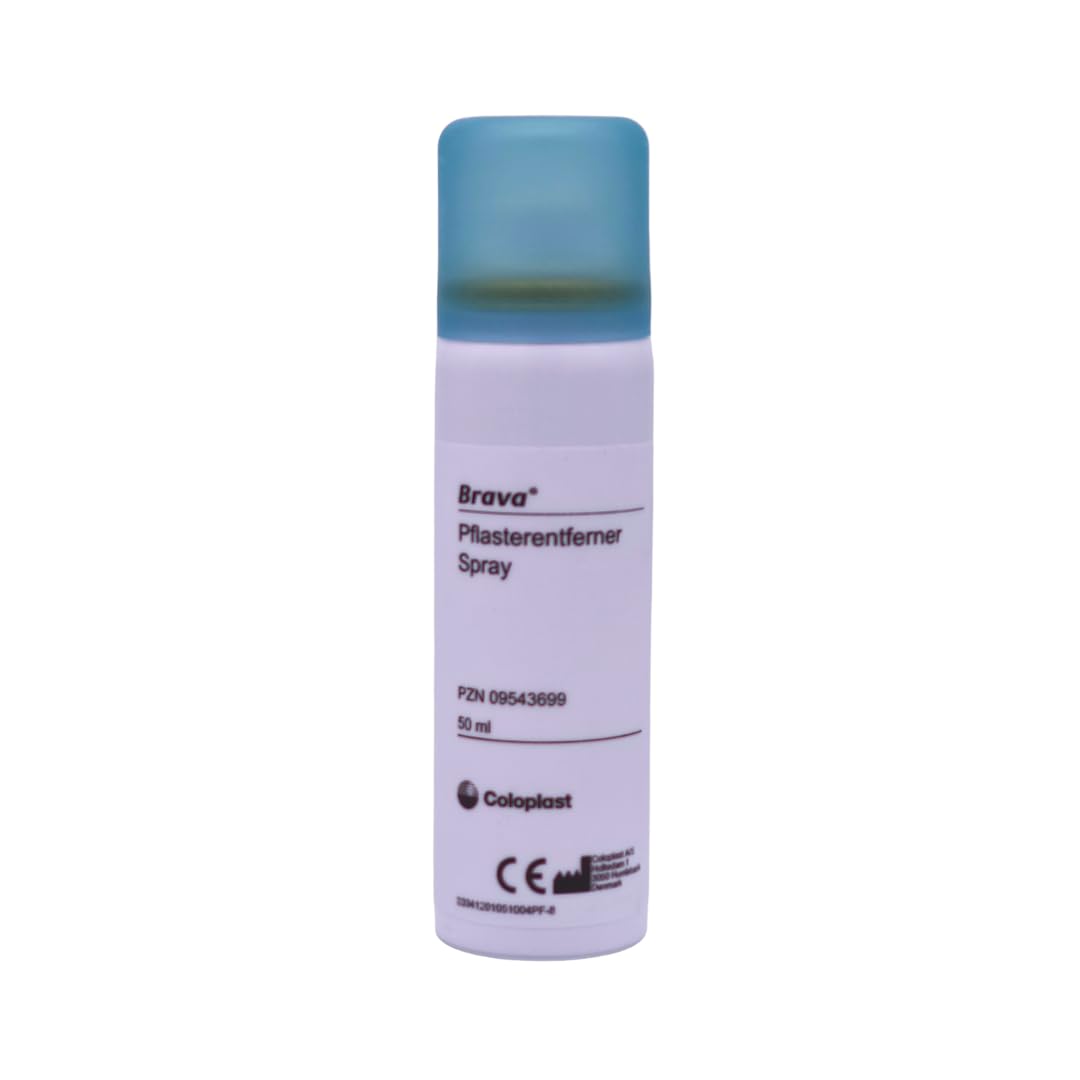 Brava Pflasterentferner Spray 3x 50 ml I Sanftes Entfernen von Stomaversorgung & Kleberesten I silikonbasiert, alkoholfrei, hautfreundlich & schnelltrocknend I Spar-Set plus Pharma Perle give-away