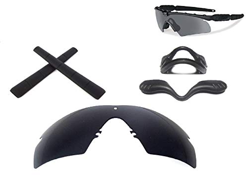 Image of Galaxy Replacement Lenses + Earsocks + Nose Pad For Oakley Si Ballistic M Frame 2.0 Z87 Black