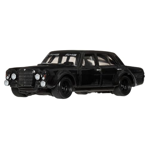 Hot Wheels Mercedes-Benz 300 Sel 6.8 AMG, Coche de Juguete Premium a Escala 1:64, con neumáticos Real Riders y Carrocería y Chasis Metal/Metal, JKF20