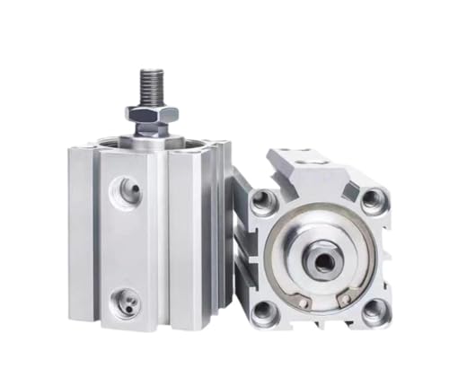 Vérin pneumatique SDA50X30 en alliage robuste avec course ajustable - 2