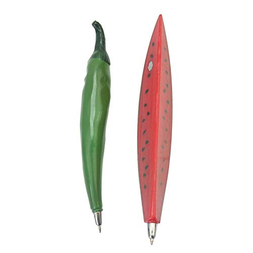 2 bolígrafos de frutas y verduras Sharped para nevera Megnet Kits regalo práctico y popular