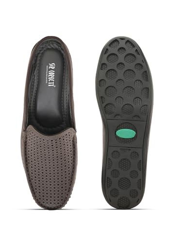 Image of SIR CORBETT Leather Back Open Mule Loafers Shoes for Men (Size 6 to 13)