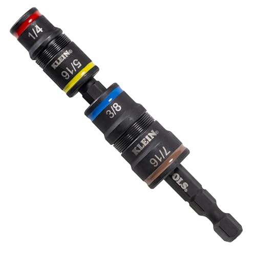 Klein 32932 5-in-1 impact flip socket set, SAE