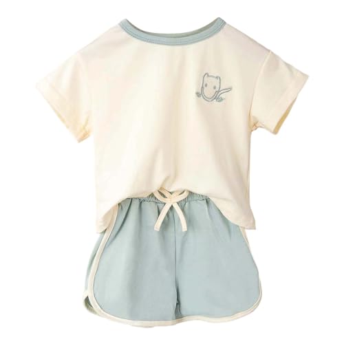 Conjunto de ropa para niña en tejido aireado que garantiza frescura total