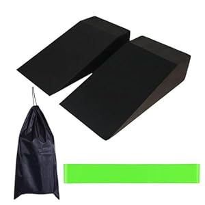 Exercise Wedge | EVA Non-Slip Yoga Foam Wedge Set – Professional Non-Slip Supportive Squat Ramp, Lightweight Calf Stretcher Slant Board For Yoga Prop Accessories For Weightlifting