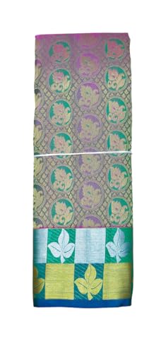 Image of VFCollections Women's Kanchipuram Silk Saree With Blouse Piece