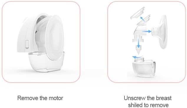 Disassembly steps for HORIGEN breast pump
