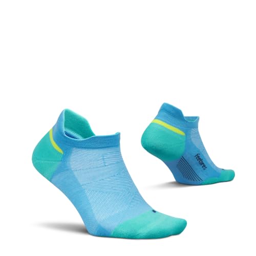 Image of Feetures Elite Max Cushion No Show Tab - Running Socks for Men & Women, Athletic Compression Socks, Moisture Wicking