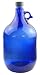 Produktbild Albert's Premium Selection 5 Liter Henkelflasche/Glasballon, blau, inkl. schwarzem Deckel (2)