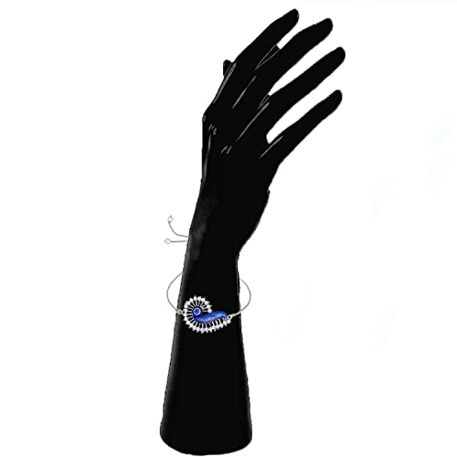 Image of Mahi Meenakari work Evil Eye Adjustable Bracelet for Girls (PABR1100467PR)