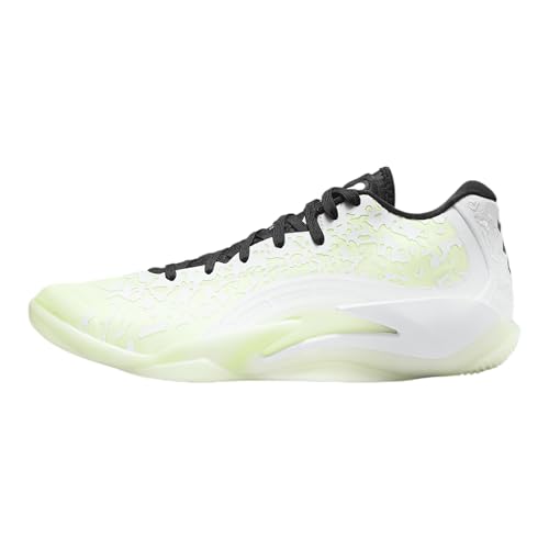 Jordan Zion 3 - Zapatos para hombre (DR0675-106, blanco/rojo universitario/gris cemento), Blanco/Negro/Barely Volt/Blanco, 44 EU