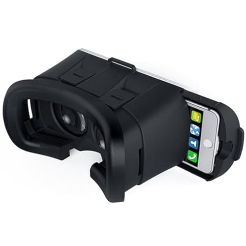 Retoo Casque VR, Casque Réalité 3D Virtuelle, Contrôleur Bluetooth, Champ De Vision 70-90 Degrés, Sangles De Fixation Réglables, Compatibles avec Smartphones Android, pour Films Et Jeux, Blanc – Image 3