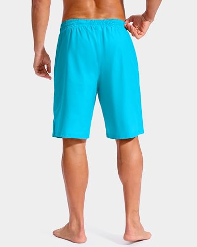 Image of G Gradual Mens Swim Trunks with Compression Liner 7 inch /9'' Quick Dry Board Shorts Swimsuit Bathing Suit for Men Zipper Pockets
