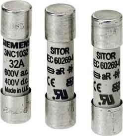 Siemens SIRIUS – Cartuccia fusibile cilindrico Sitor AR 25 A 600 V AC 400 V D