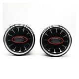 Front Dashboard Air Condition Vent A/C Outlet Turbo Interior Trim Compatible For Mercedes Benz V Class W447 Vito V250 V260 2015-2022(Black Middle 2 PCS)