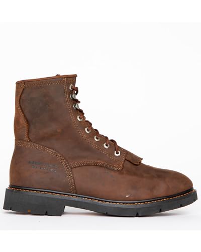 Cody James Men's 8" Mustang Waterproof Lace-Up Kiltie Work Boot Soft Toe - Cwrr22