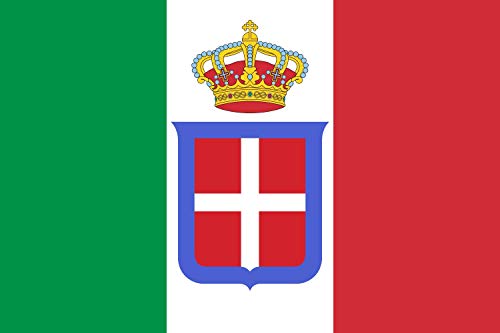 Drapeau XL Italy 1861-1946 pour décorer un salon de collectionneur