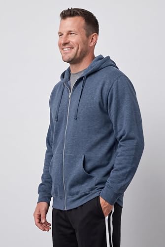 Image of KingSize Men's Big & Tall Fleece Zip-front Hoodie Jacket