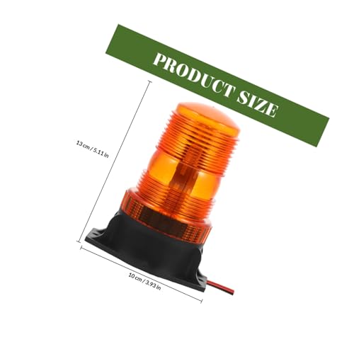Luz estroboscópica de emergencia para evitar accidentes en transporte escolar 15W 10-80v 2