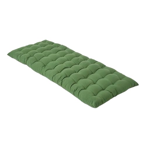 Homescapes Bankauflage 2-Sitzer olivgrün – Sitzkissen Bank Outdoor/Indoor, Oeko-TEX-Zertifiziert, Sitzauflage waschbar für Gartenbank &...