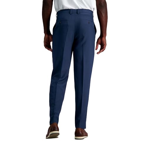 Haggar Mens Smart Wash® with Repreve® Classic Fit Flat Front Dress Pant3