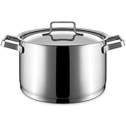 Cazuelas Pujadas Pujadas Cacerola Alta con Tapa, 16 cm, Acero Inoxidable, Centimeters