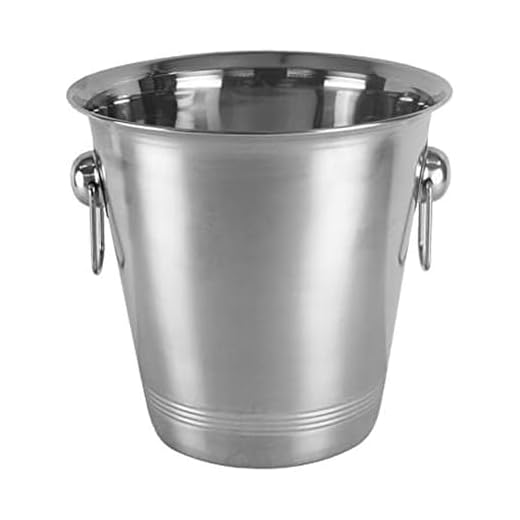 BarCraft Stainless Steel Champagne Bucket
