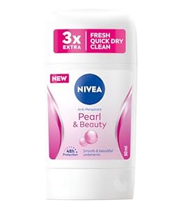 Déodorant en Stick NIVEA Pearl & Beauty pour Femme, Pack de 2