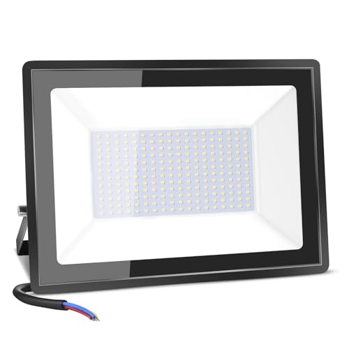 Ankishi 200W LED Floodlight, IP66 Waterproof Security Lights, Super Bright Lights LED 20000LM...