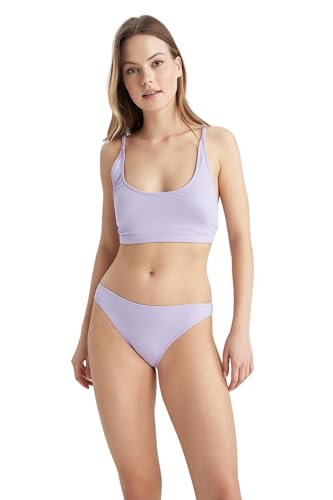 DeFacto Badmode för kvinnor bikiniunderdel, lila, L