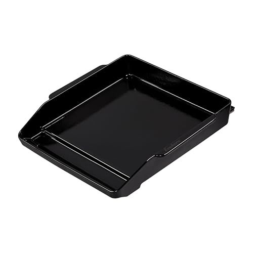 Enders Plancha M Plancha-Grillplatte aus emailliertem Guss optimale Hitzespeicherung und -verteilung integrierte Fettrinne hoher Rand verstellbare Füße Seitengriffe #7991