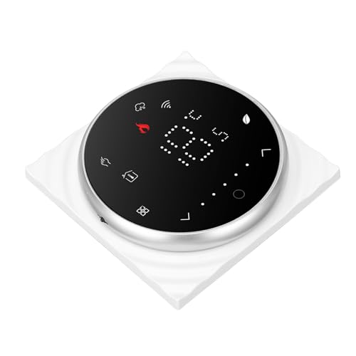 Termostato Doméstico Inteligente, Termostato WiFi con Pantalla LED Retroiluminada, Diseño Programable 5+1+1 para Calefacción del Hogar, Termostato Inteligente AH para Calderas
