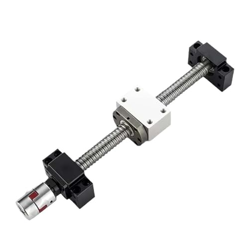 Metal Ball Screw nut end Processing 1pcs C7 SFU2504 Ball Screw with Single Nut + BKBF20 + D40L66 14x17mm Coupling + DSG25H Nut Housing(650mm)