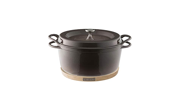 バーミキュラ 26cm 2点セット オーブンポット パールブラウン 美品-