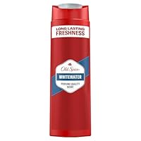 Old Spice Whitewater 3-in-1 Mehrzweck-Shampoo für Haar, Gesicht und Körper 400 ml, langanhaltende Frische, Duft von Parfümqualität, Tiefenreinigung