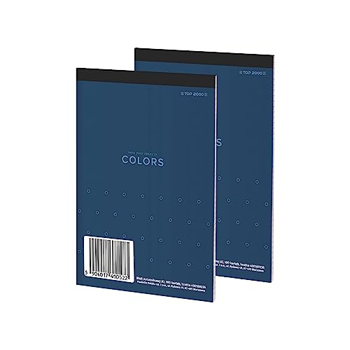 Blok Notatnikowy TOP 2000 Colors A7 100 kartek w kratkę