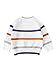 SOLY HUX Toddler Boy's Striped Sweaters Long Sleeve Crewneck Knit Pullover Tops Sweater Fall Clothes Multicolor Striped 4Y