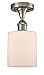 Innovations 516-1C-SN-G111-L-LED Large Cobbleskill 1 Light Semi-Flush Mount Part of The Ballston Collection, Brushed Satin Nickel