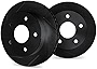 Dynamic Friction Company Front Brake Rotors Slotted Black - 3002-54082