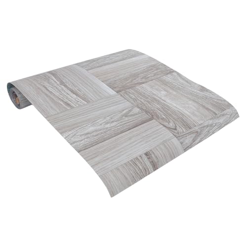 Ipetboom Rollo de Suelo de Vinilo Autoadhesivo Resistente al Deslizamiento y Arañazos, Material Pvc Apariencia Realista de Madera para Cocina y Salón Moderno