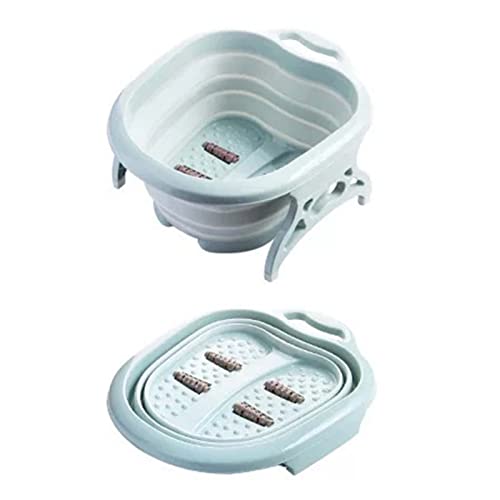 Spa portátil para pies plegable con 4 rodillos miniatura 1