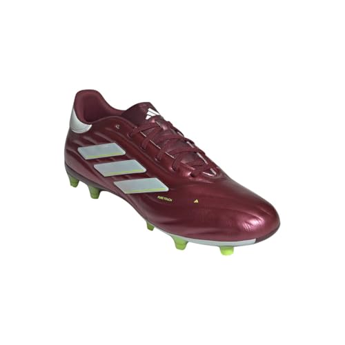 Image of Adidas Unisex-Adult Copa Pure II Pro Firm Ground, Shadow Red /Shadow Red /Shadow Red, 8