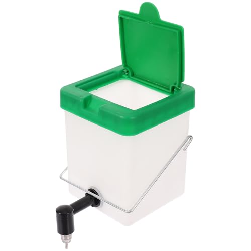 PLAFOPE 2 Stück Pack Automatische Kaninchen Trinkflaschen aus PVC 500ml mit Tropffreiem Wasserspender für Hasen und Hamster im Kaninchenkäfig