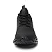 Running Shoes for Women Leather Fashion Sneakers Athletic Tennis Walking Shoes All Black Size 8