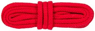 WorkerWalker Runde Schnürsenkel für Sicherheitsschuhe, aus strapazierfähiger Modacryl-Baumwollfasermischung, STR Laces PRO, 1 Paar (31 - Rot/150 cm - 59 inch)
