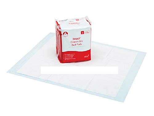 Readi Disposable Bed Pads, 60 x 75cm, SAP 1350ml Absorbency, Pack of 25