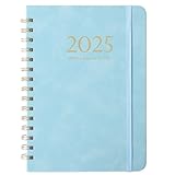 Akademischer Terminplaner 2025, Wochenansicht von Januar 2025 bis Dezember 2025, 15,5 x 21,5 cm, A5, Wochen-/Monatsplaner, akademischer Terminplaner, Planer 2025, Monatliche Register, Gummiverschluss,