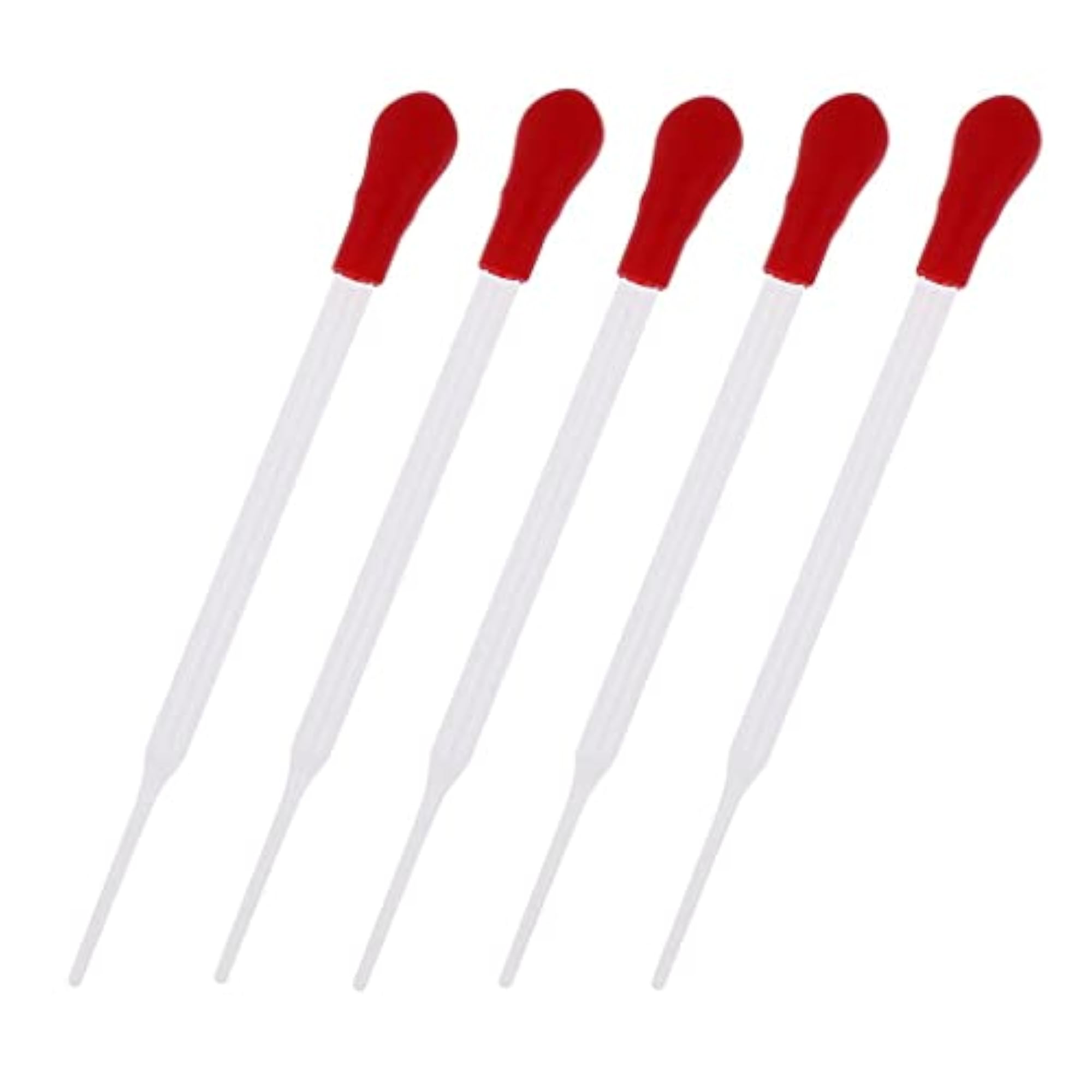 3x5 Pieces Clear Glass Pipette Dropper Dispensing Liquids