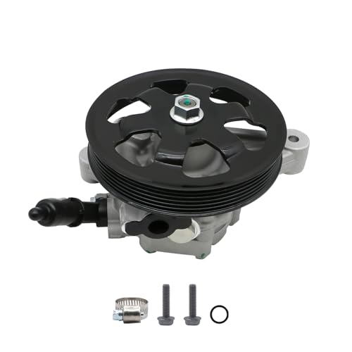 Image of 21-534 Power Steering Pump with Pulley Fits for 2011-2017 Honda Odyssey 2009-2015 Honda Pilot 2012-2014 Honda Ridgeline, OE Quality Power Assist Pump 96-665
